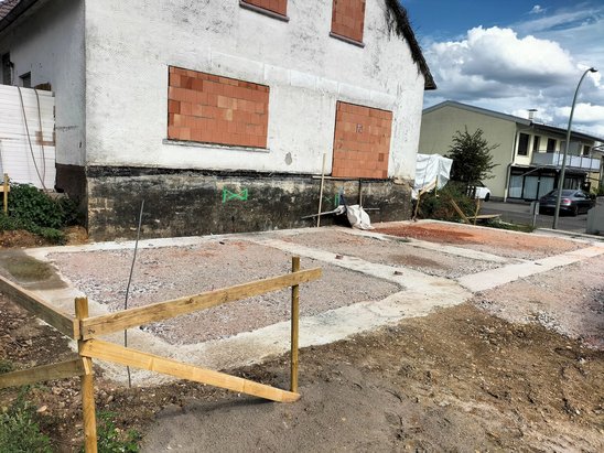 Gründung auf Schotterpolster