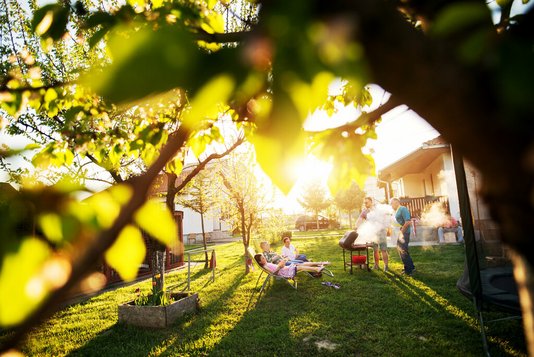 Eigener Garten am Ökohaus